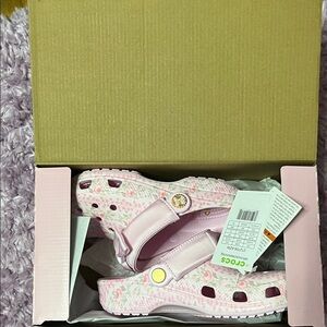 Loveshackfancy x Crocs PINK MILK size 5